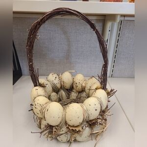 Decorative Easter Egg Basket